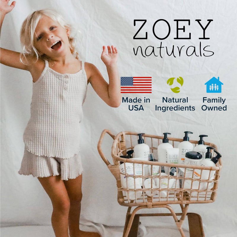 Absolutely Natural Zoey Naturals Sweet Citrus Baby Wash & Shampoo, Made For Sensitive Skin, Tear-free, Paraben-Free, All Natural, Made in the USA - Image 2